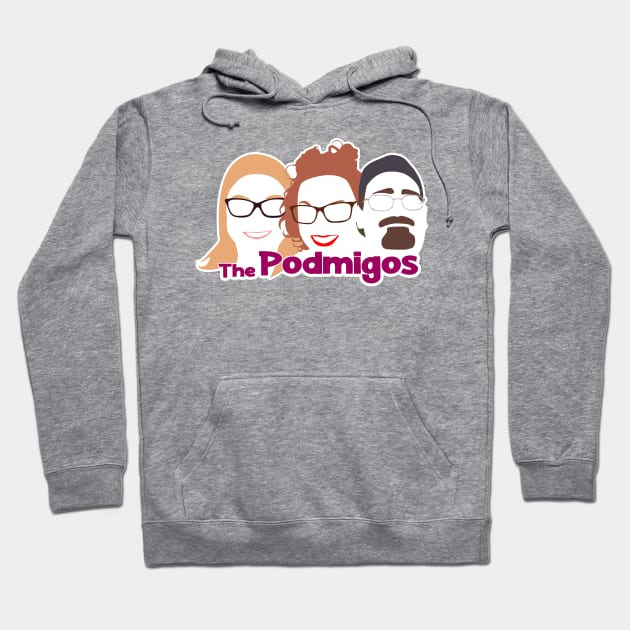 Pink Podmigo Design Hoodie by The Sip List Podcast